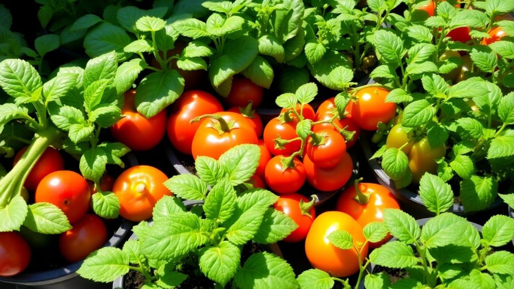 Healthy vegetable plants ready for gardening.